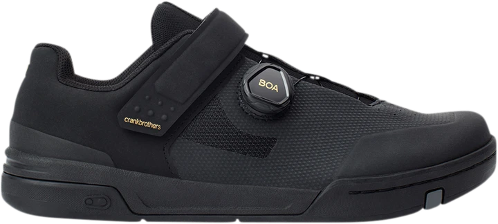Crankbrothers Stamp Boa Flat Shoes - Black/Gold - Us 8.5 STB01080A-8.5