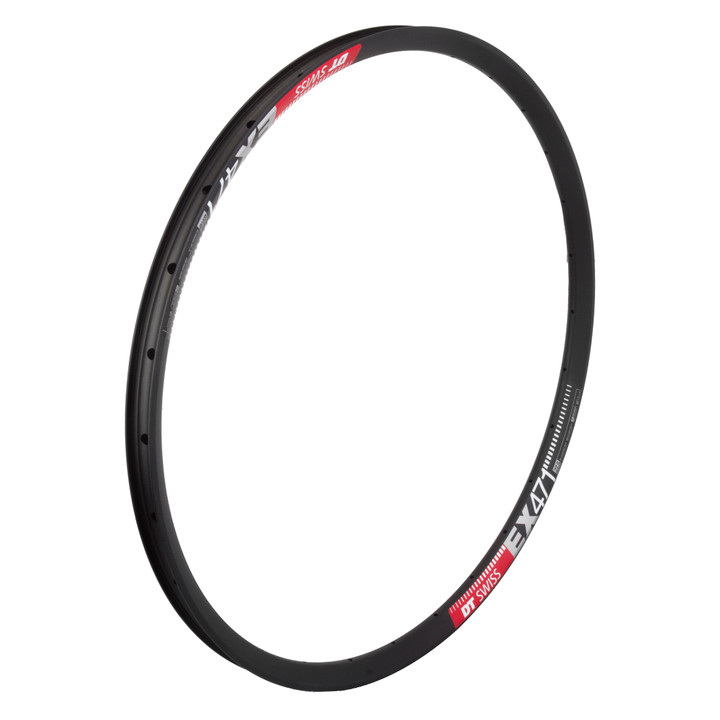 DT Swiss EX 471 27.5 Tubeless Ready Disc Rim 28h Black Squorx Nipples Washers RTEX4765028S011228