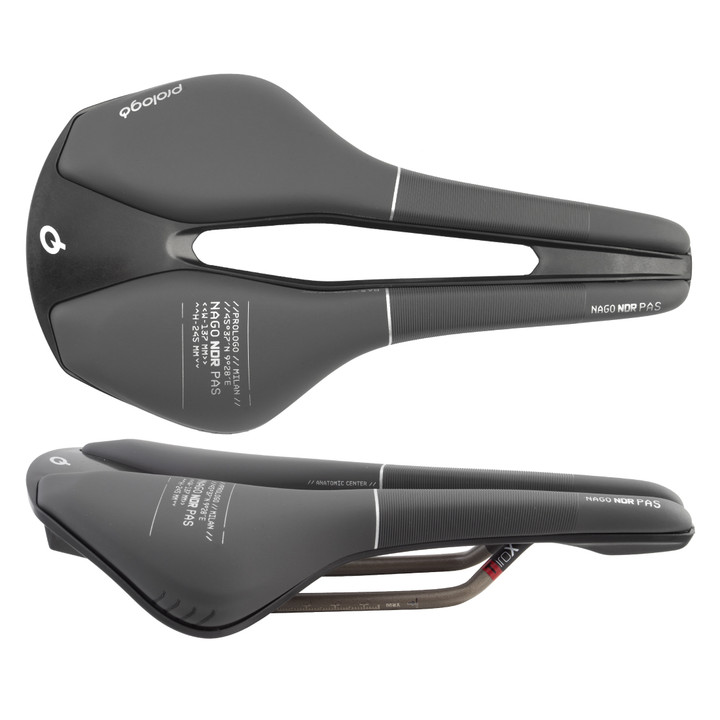 Prologo Nago NDR PAS Tirox Gravel and Off-Road Bike Saddle, Lightweight Ergonomic Design NAPNTN3AB25-AM