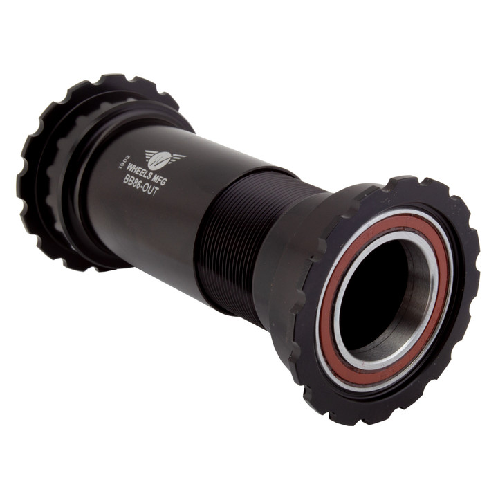 Wheels Manufacturing Outboard BB86/92 Shimano Bottom Bracket Black Threaded Cups BB86-OUT-AC