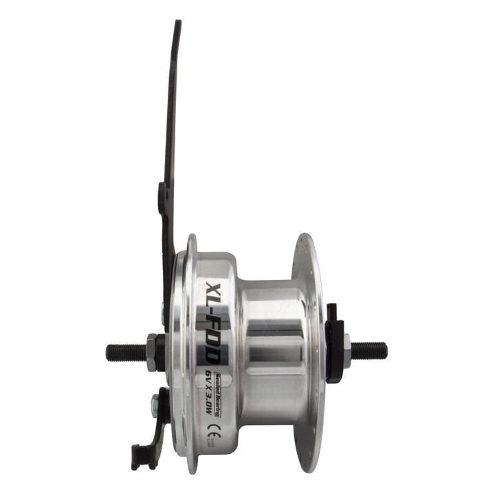 Sturmey Archer 36H Aluminum Drum Brake Hub Dynamo and 3W Headlight HKSD93.SHS0.000.BX