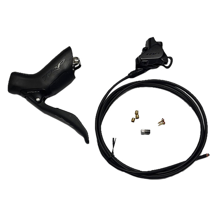 TRP Hylex Hydraulic Disc Brake - Left, Flat Mount, 2-Piston, 1900mm Hose ABHD000803