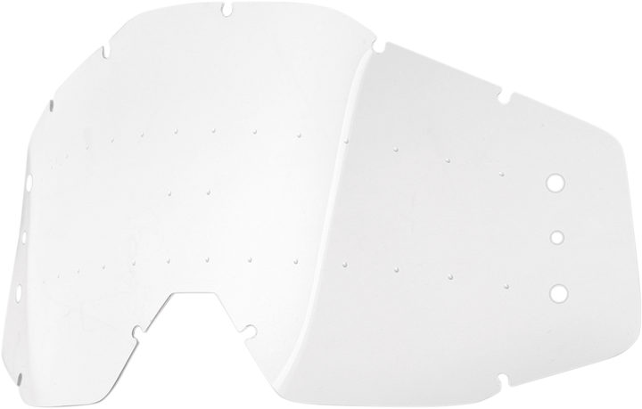 100% Speedlab Vision System Lens - With Holes - Clear 51021-010-01