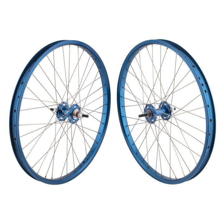 Black Ops DW1.1 24in BMX Wheelset | Sealed Bearings and Blue Finish 741629