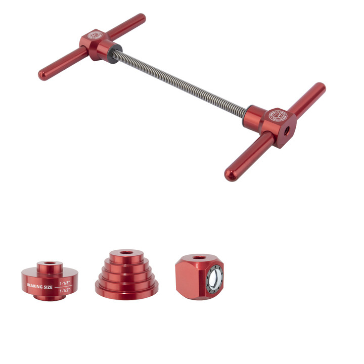 Wheels Manufacturing Headset Press Pro Kit | Aluminum Bearings and Head Tube Installation BP0008