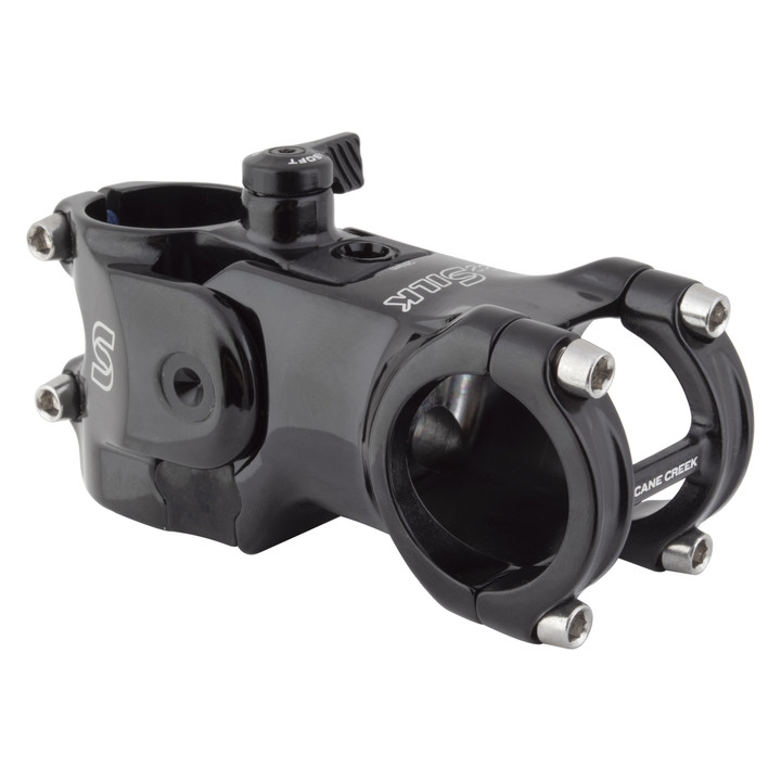 Cane Creek eeSilk 80mm Adjustable Suspension Road/Gravel Stem, Carbon-Like Aluminum, Tunable Comfort and Performance BAJ0069