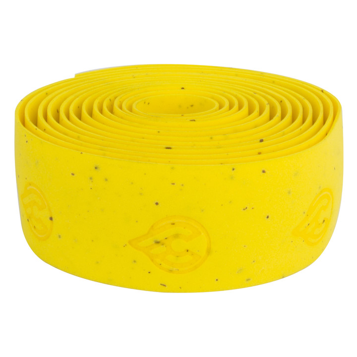 Cinelli Gel Cork Handlebar Tape | Heat-Resistant, Elastic, Shock-Absorbing Yellow 3NGLA1YEL