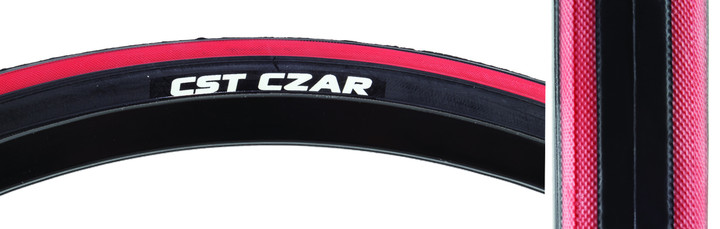 CST Czar 700x25 Road Tire - Dual Compound, Puncture-Resistant, Reflective Ready TB86395500