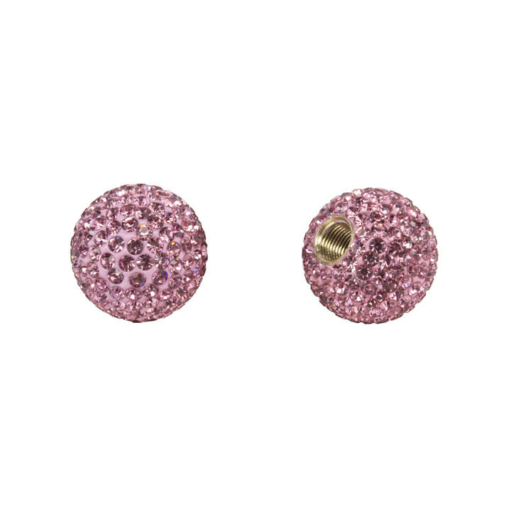 Cruiser Candy Bling Crystal Rose Valve Caps for Schrader Stems VC-ROSE