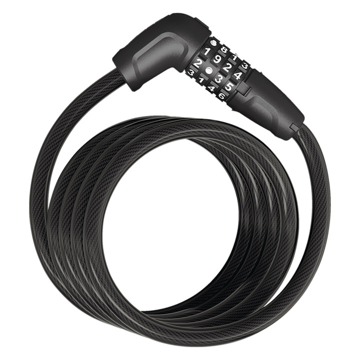 Abus 5510C Combo Cable Lock 180cm, 10mm, Flexible Steel, Dark-Touch 16524