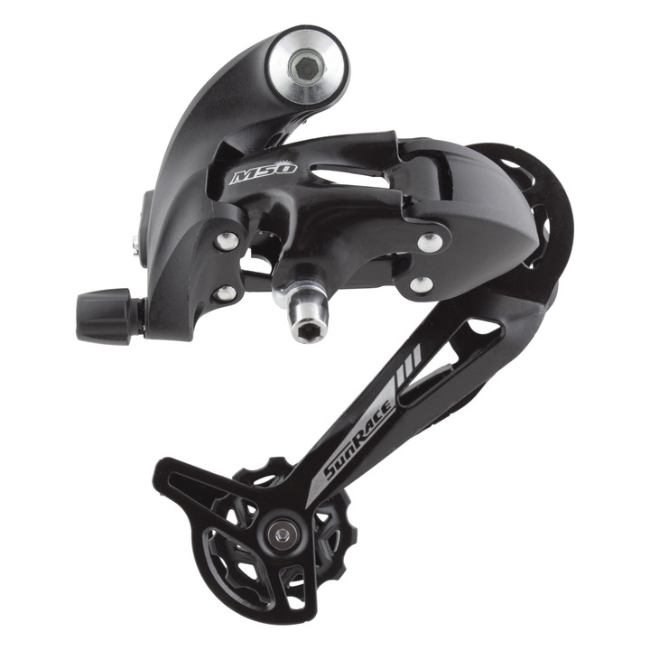 Sunrace RDM57 7/8-Speed Long Cage MTB Rear Derailleur Aluminum and Steel Construction RDM57.LDB0.0S1.BX