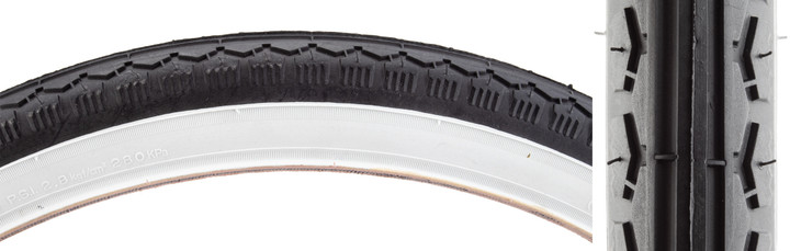 Sunlite 26x2.125 MTB Tire - Reflective W/ Shallow Tread, Urban/ recreation 59338