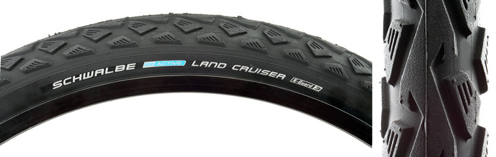 Schwalbe Land Cruiser 700x35 Tire Kevlar K-GUARD for Light Trail and Paved Paths 11101040