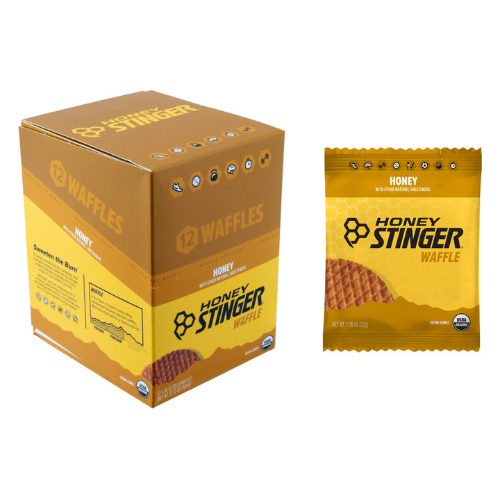 Organic Honey Stinger Waffles Box - Gluten-Free, Non-GMO, Energy Snack 74012