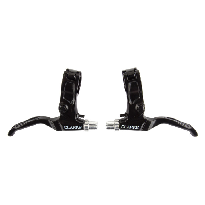 Clarks 370D V-Brake Levers Pair - Forged Alloy, Reach Adjustable CLK-370D
