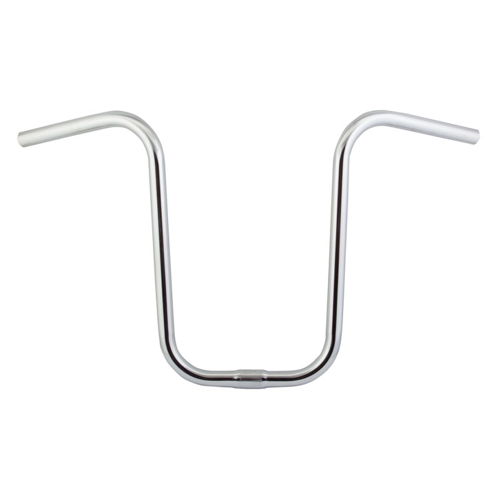 Sunlite HiRise Chrome Steel Cruiser Handlebar 1in 25in Rise 33242