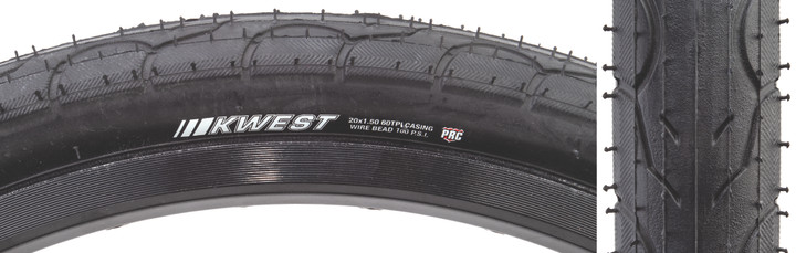 Kenda Kwest 20 x 1.50 Clincher Tire - High Pressure Road Cycling 023A3682