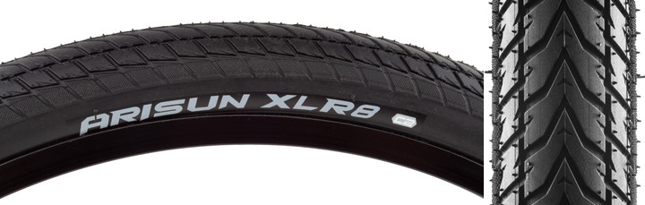 Arisun XLR8 Touring 24x1.75 Wire Black Reflective Tread Boost Speed T080411