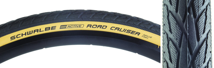 Schwalbe Road Cruiser Active Twin K-Guard 700x35 Gravel/City Tire 11101275