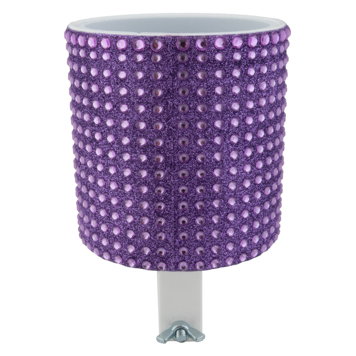 Purple Cruiser Candy Handlebar Cup Holder Rhinestone Accent DH-RSPUR