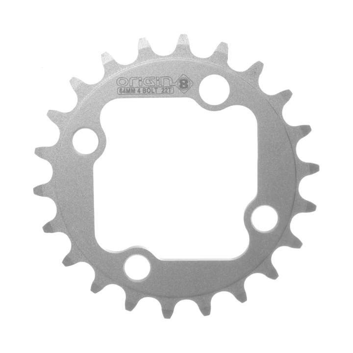 Origin8 22T Alloy Chainring 64mm BCD for 8/9-Speed Drive Systems 21671