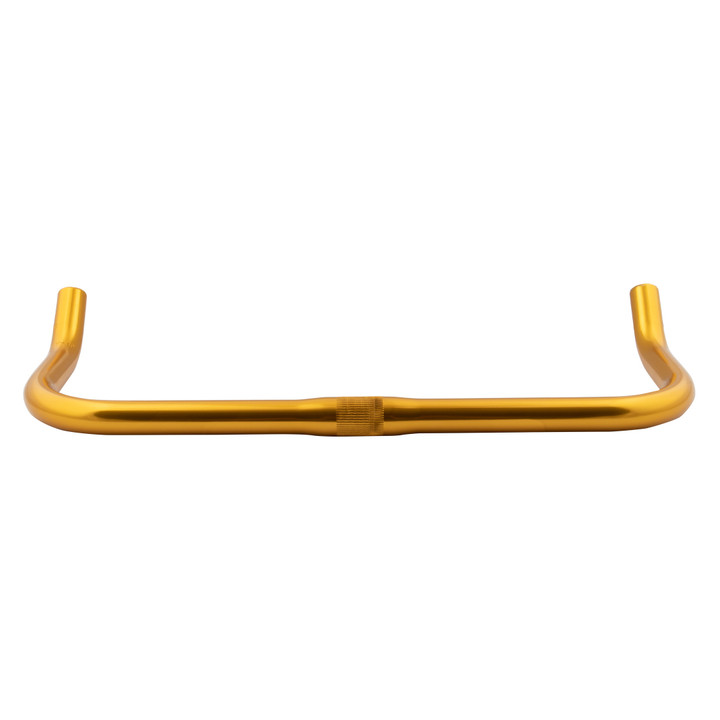 Pure Cycles Gold Aluminum Bullhorn Handlebar 25.4mm, 435mm Fixie/Road 330013