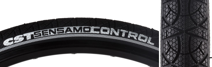 CST Sensamo Control 700x35 Road Bike Tire Anti-Puncture and Reflective Sidewalls TB90586000