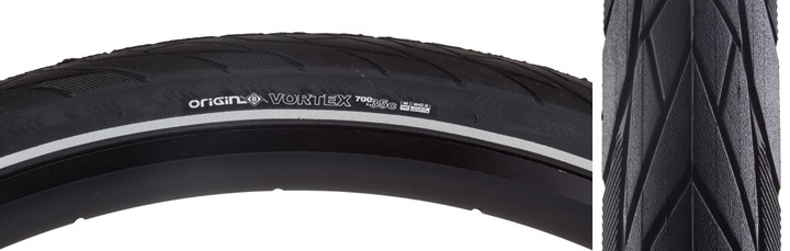Origin8 Vortex 700x35 Bike Tire - Fast-Rolling, Wet Grip, Puncture Protection 590677