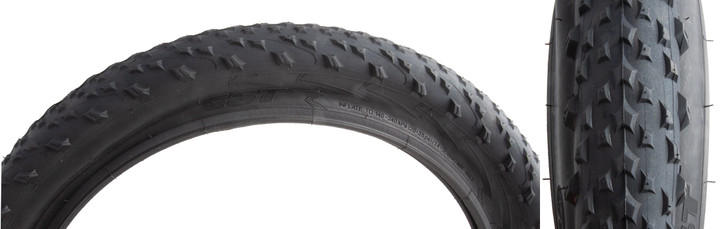 CST Fringe 20x2.8 Folding Mountain Bike Tire, TPI 60, Durable Single Compound TB00090600