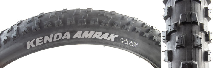 Kenda Amrak 24x2.2 MTB Tire - Durable Wire Bead, Low Rolling Resistance 037C4N72