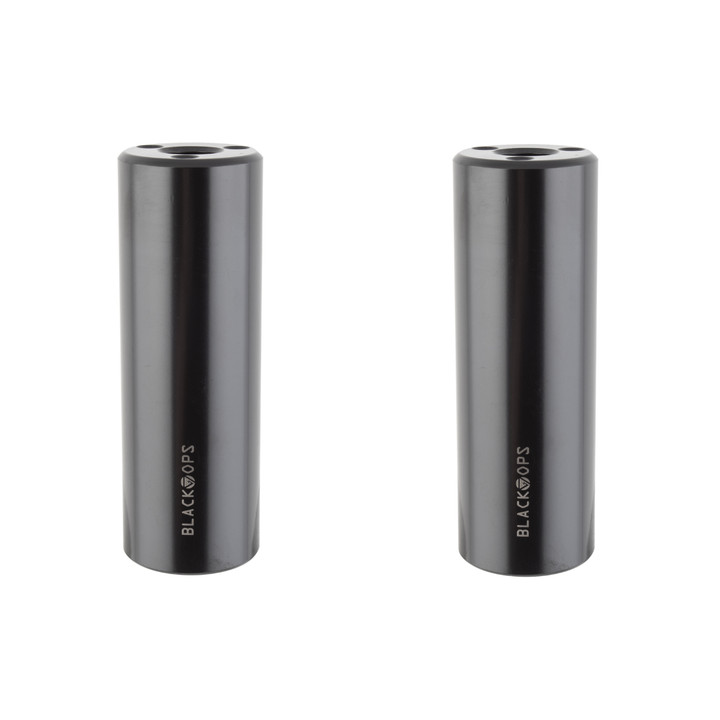 Black Ops Chromoly Brinck Axle Pegs - 14mm, 3/8in Grind-Ready Pair 912646