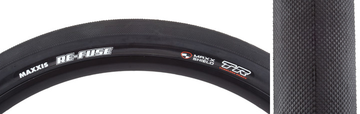 Maxxis Re-Fuse Tire Tubeless, Folding, Black, Dual, MaxxShield 650b x 47 TB00193500