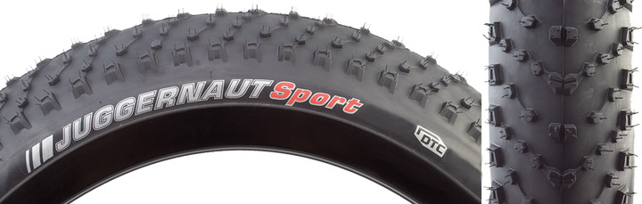 Kenda Juggernaut 26x4in Fat Bike Tire | Dual Compound, 60 TPI, Clincher 053L4NN7