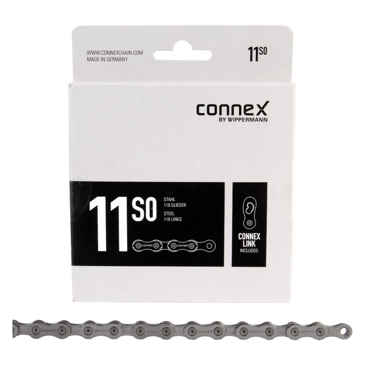 Connex 11SO 11-Speed Steel Chain Reusable Master Link (118 Links) 2321-11S0-1180