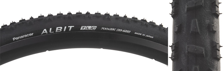 Panaracer Albit CX Tire Tubeless Folding ZSG Compound Black 700 x 33 RF733TC-ALB-B