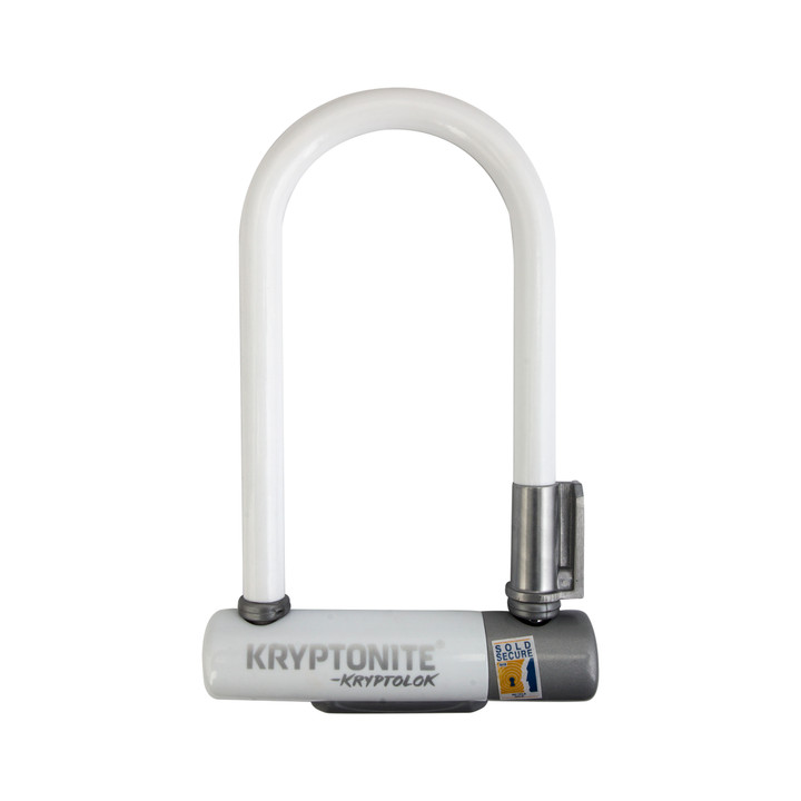 Kryptonite Krypto Series 2 Mini-7 U-Lock - Heavy-Duty Steel, Keyed Security 002000