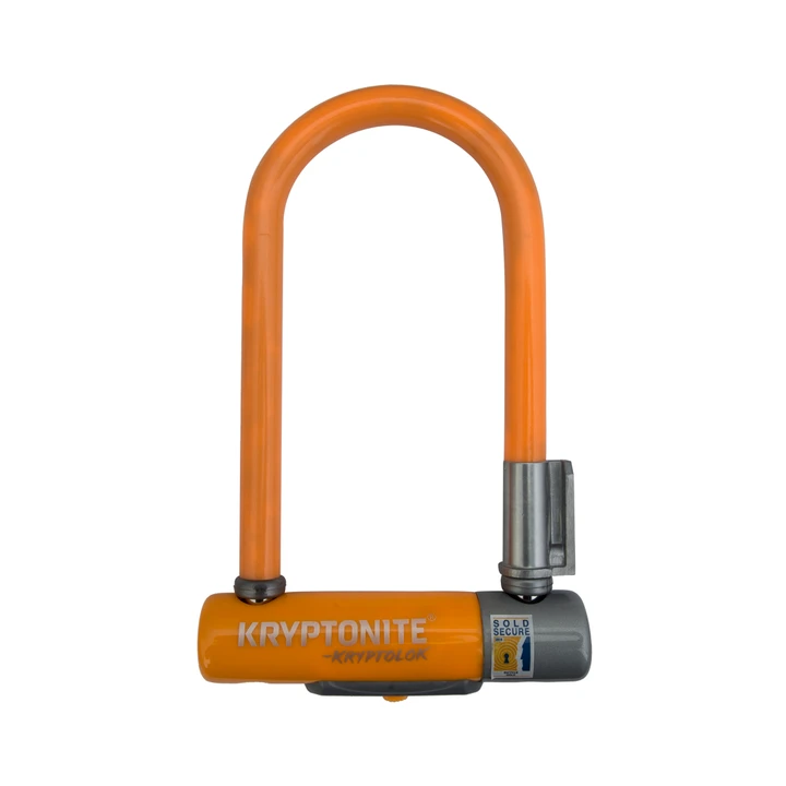Kryptonite Krypto Series 2 Mini-7 U-Lock | Heavy-Duty Steel, Anti-Twist Security 001997