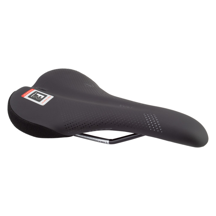WTB Volt Saddle W/ Steel Rails Black Cover Size Medium, Medium Thickness Padding W065-0587