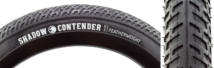 Contender Featherweight 20x2.35 Folding Bike Tire - Lightweight, Low Resistance 103-05018 2.35