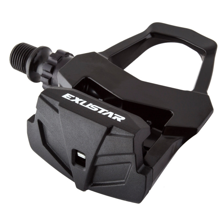 Exustar PR15 Aluminum Clipless Pedals | Carbon Steel Axle and Sealed Bearings PR15