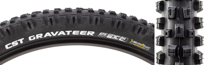CST Gravateer 29x2.5 Tubeless MTB Tire | Gravity-Ready, Triple Compound TB00501700
