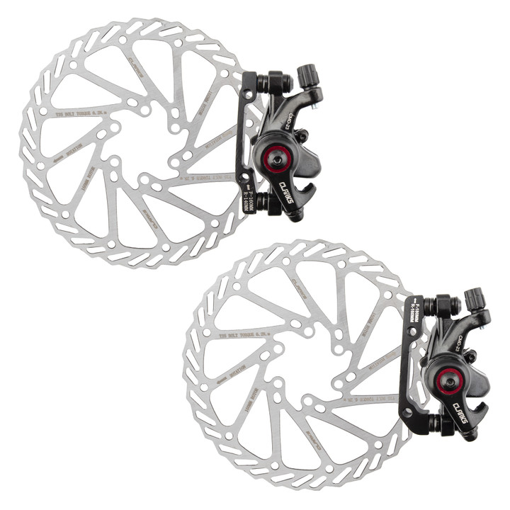 Clarks CMD-23 Mechanical Disc Brake Set 160mm IS Mount for MTB CMD-23-F&R-160