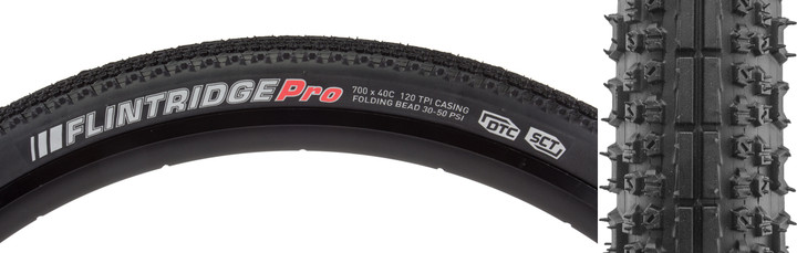 Kenda Flintridge Pro 700x40 Tubeless Gravel Tire - Dual Compound, Foldable Bead 214895
