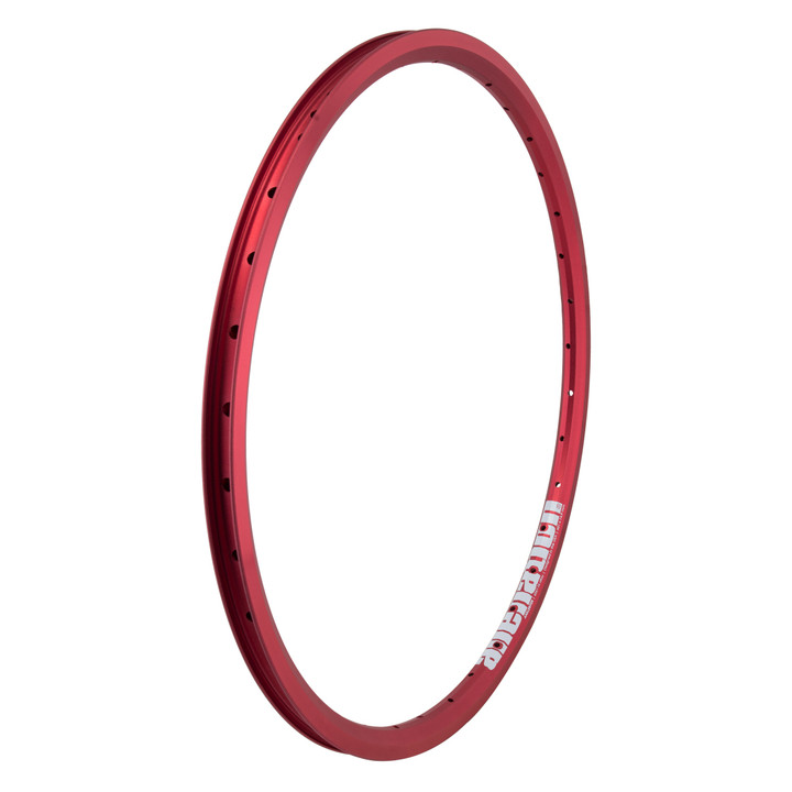 Alienation Ankle Biter 20in Red BMX Rim - Double-Walled, Lightweight Alloy 470351