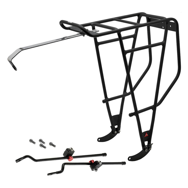Axiom Fatliner FatBike Rear Rack - Aluminum, Heel Clearance, Disc Compatible 171268-01