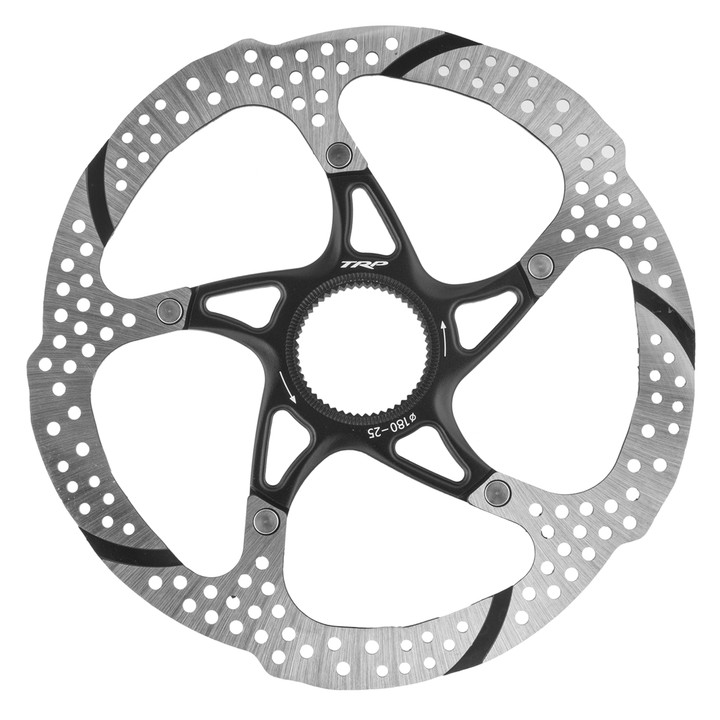 TRP-25 Disc Brake Rotors ΓÇô 160mm, 180mm, 203mm, Center Lock, Stainless Steel and Aluminum, High-Performance Hydraulic Brake Components TRP 180-25