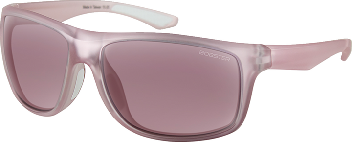 Bobster Luna Sunglasses - Matte Rose Gold - Rose Gold Mirror Lens BLUN101