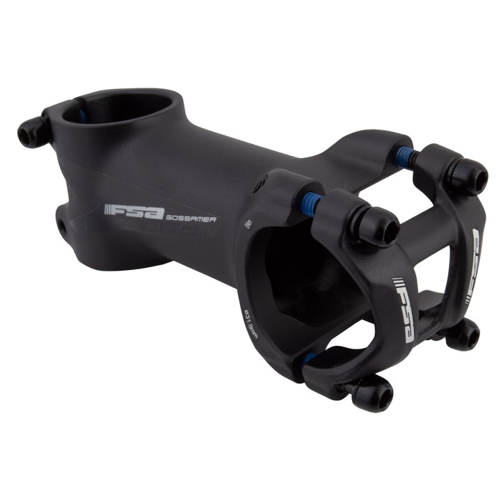 Full Speed Ahead Gossamer 110mm Alloy Road Stem - CNC Machined, Black 175-0025010870