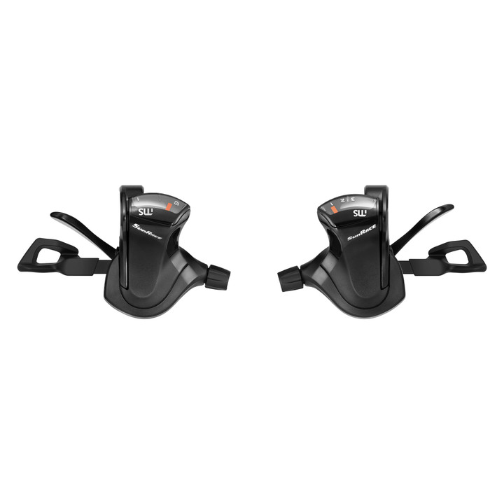 Sunrace DL-MS33 10-Speed Mountain Trigger Shifter Pair Alloy Levers DLMS33.T300.0S0.BX