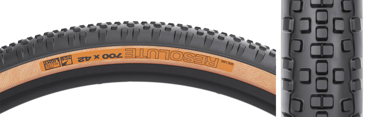 WTB Resolute 700x42 Gravel Tire - Tubeless, Lightweight, Dual DNA Rubber W010-1075